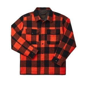 Filson Mackinaw Jac - Wool Black/Blaze Size S